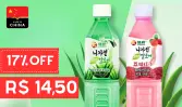 Bebida Aloe Vera Jianqiao Original e Lichia 500ml