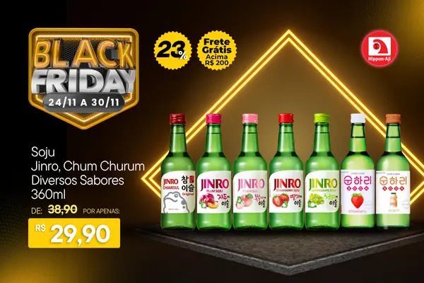 Black Friday Soju Jinro, Chum Churum 360ml