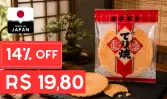 Biscoito Japonês Sembei Negita Ebi Mirin Teriyaki - Camarão 80g