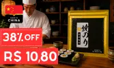 Sushi Nori Shandong Gold 28g 10 folhas