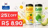 Bebida BRRR Milk Soda Zero Melão ou Manga e Abacaxi 250ml