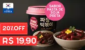 Topokki Instantâneo Pink Rocket Jjajang 120g