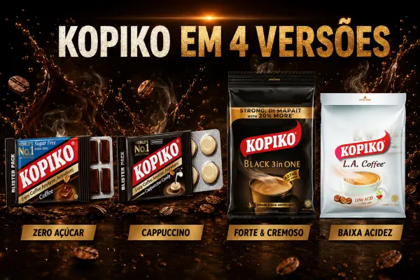 Kopiko em 4 Versões