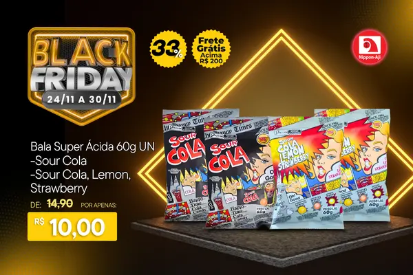 Black Friday Balas Super Sour 60g