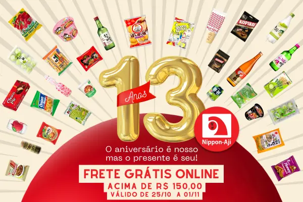 13 Anos FRETE GRÁTIS