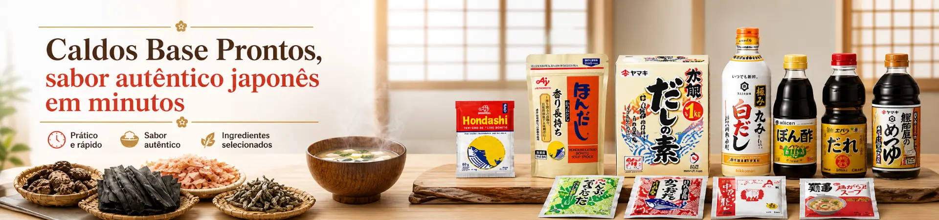 Caldos Base Japoneses Prontos
