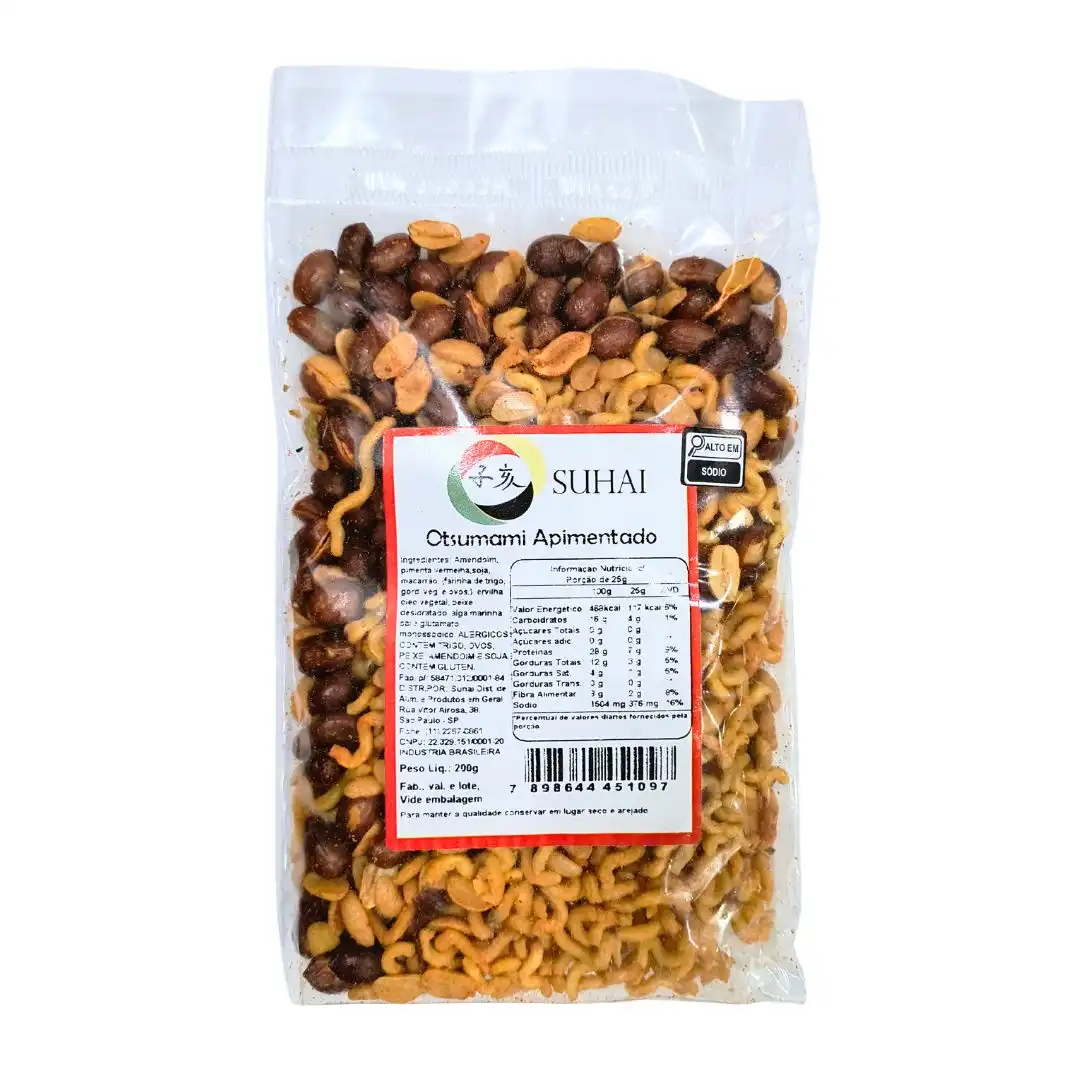 SNACK OTSUMAMI SUHAI PETISCO APIMENTADO 200G