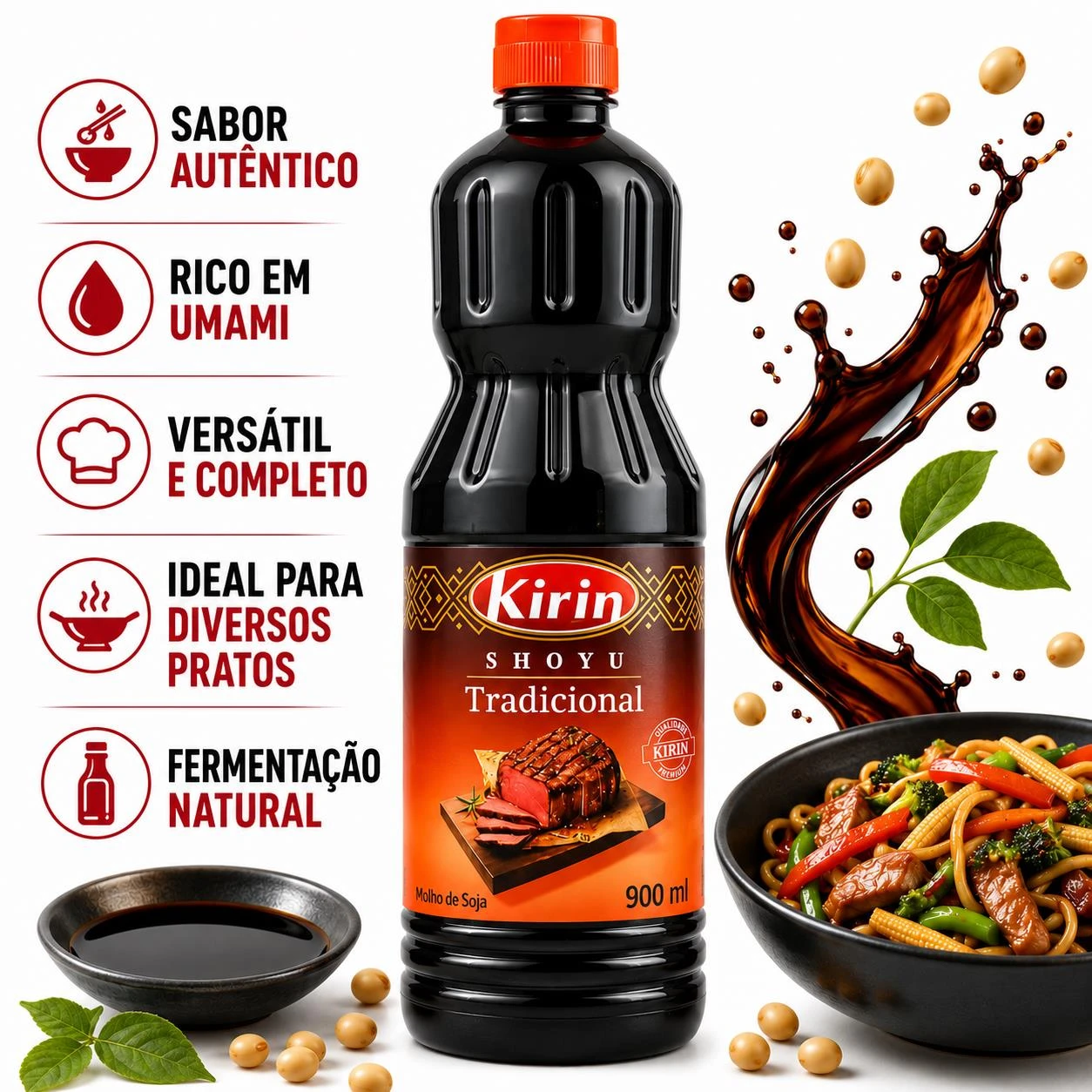 SHOYU KIRIN TRADICIONAL 900ML