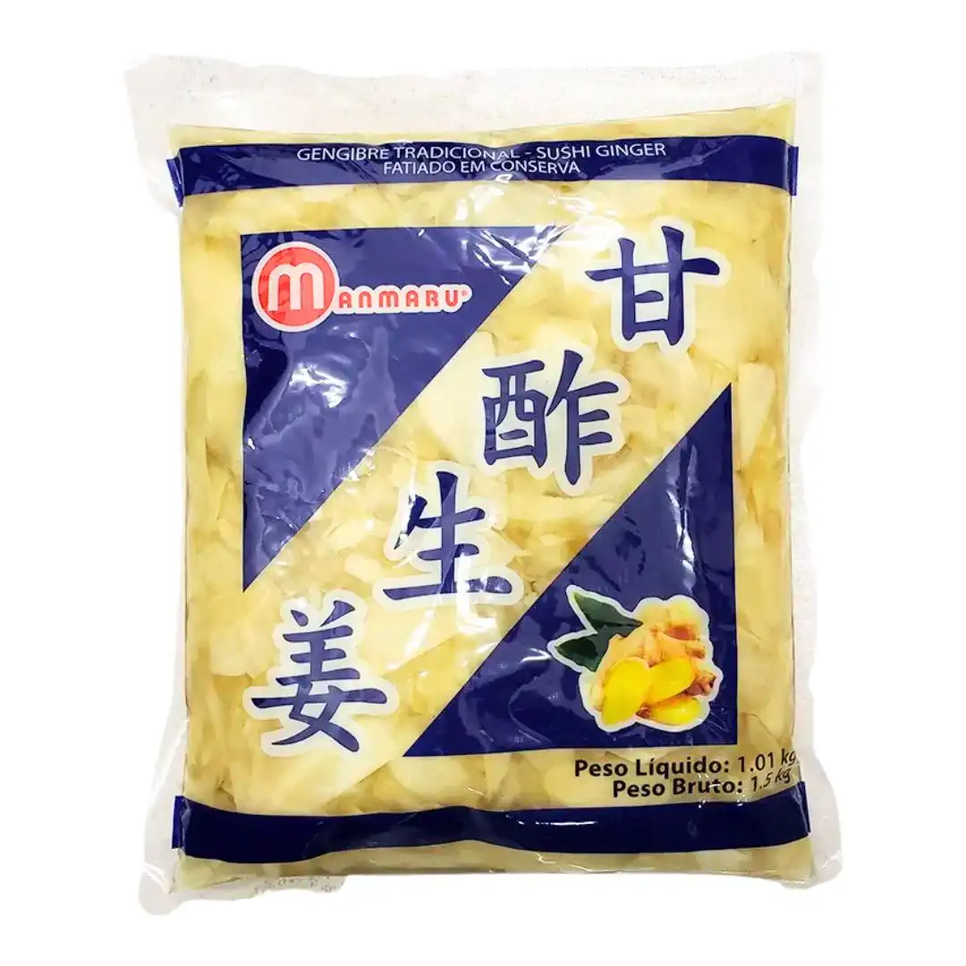 GARI SHOGA MANMARU 1,01 KG GENGIBRE EM CONSERVA CHINA