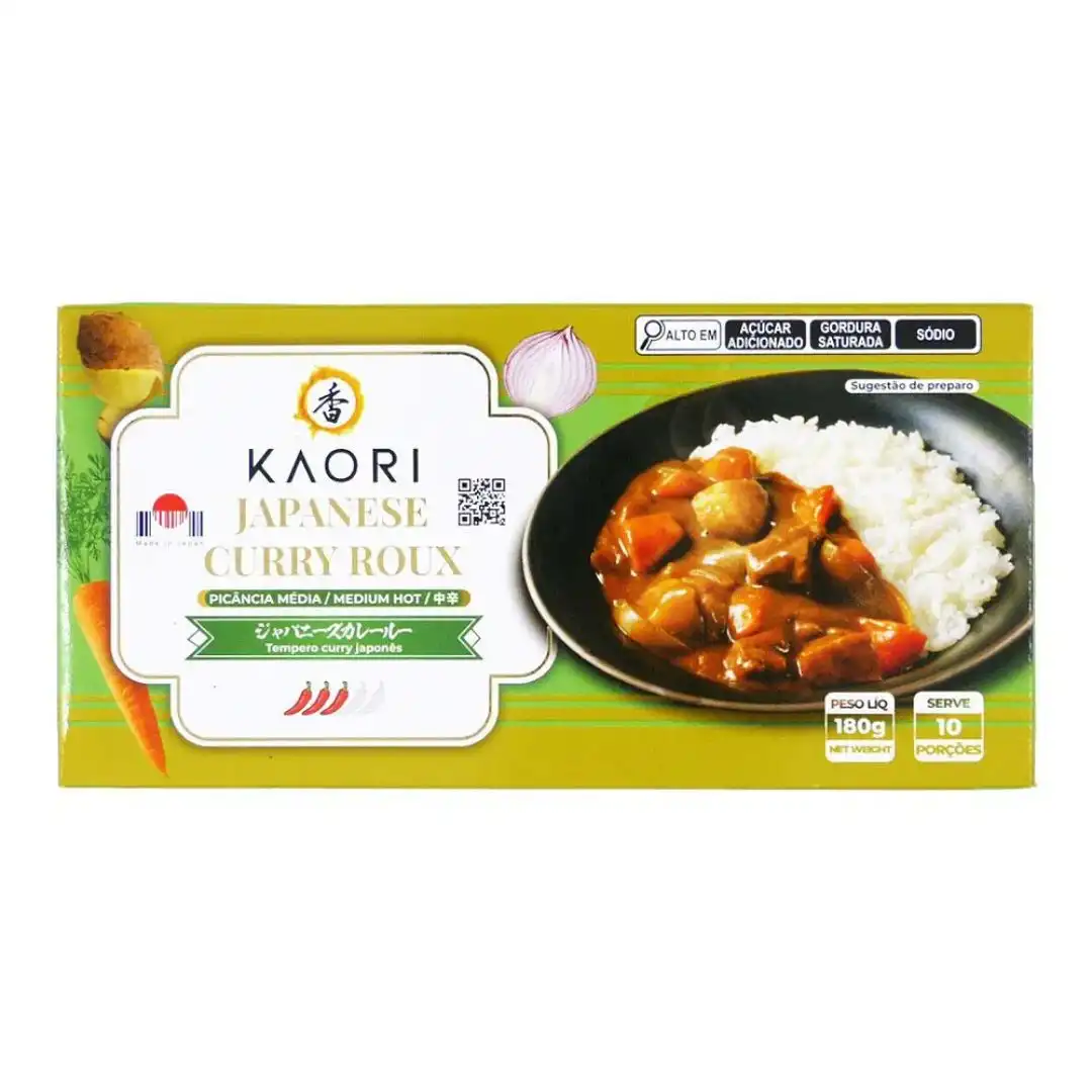 CURRY ROUX KAORI CHUKARA PICANCIA MEDIA 180G JAPAO