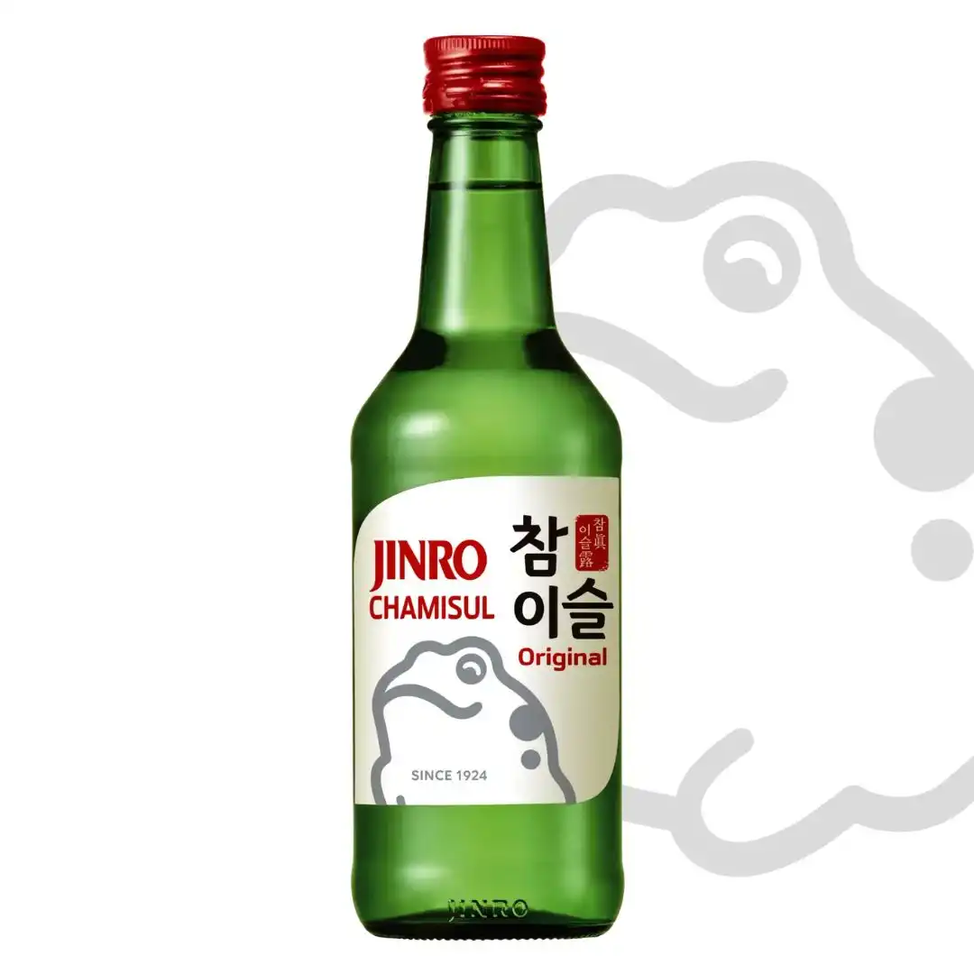 DESTILADO SOJU JINRO CHAMISUL ORIGINAL 360ML COREIA