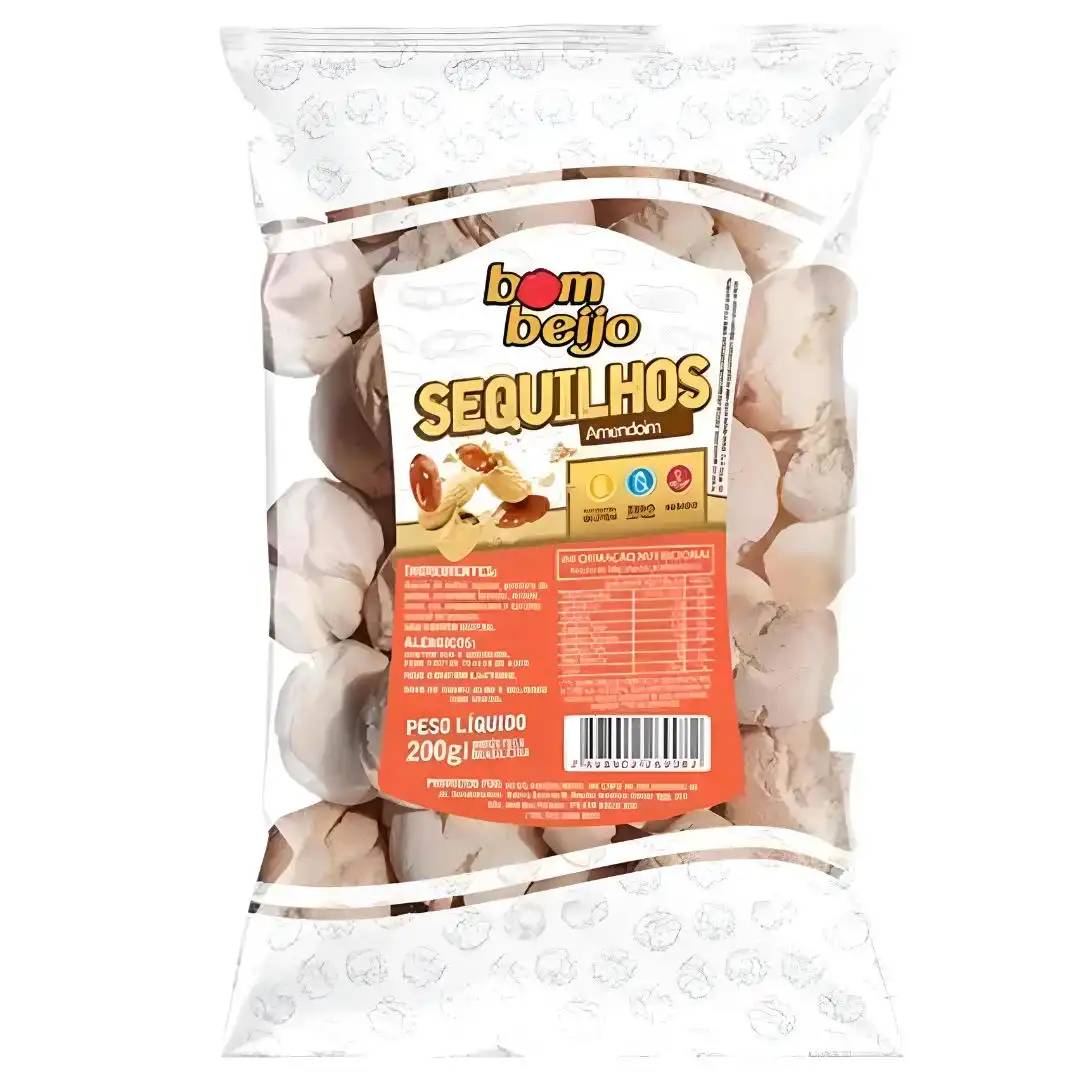 SEQUILHO BEIJO BOM AMENDOIM 200G ZERO GLUTEN ZERO LACTOSE