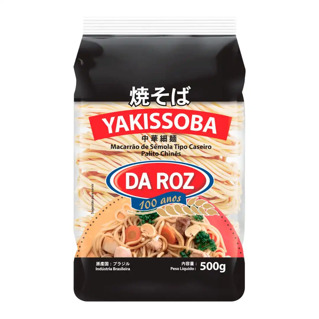 MACARRAO YAKISSOBA DA ROZ SEMOLA TIPO CASEIRO 500G