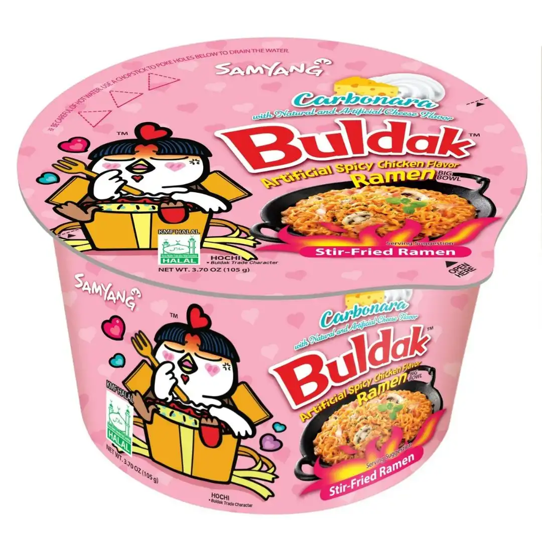 MAC INST BULDAK CARBONARA FRANGO PICANTE BIG BOWL 105G COREIA