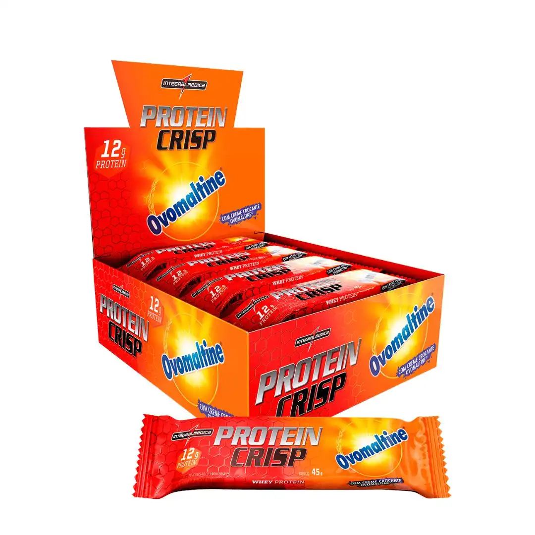 BARRA PROTEIN CRISP OVOMALTINE 45G UN