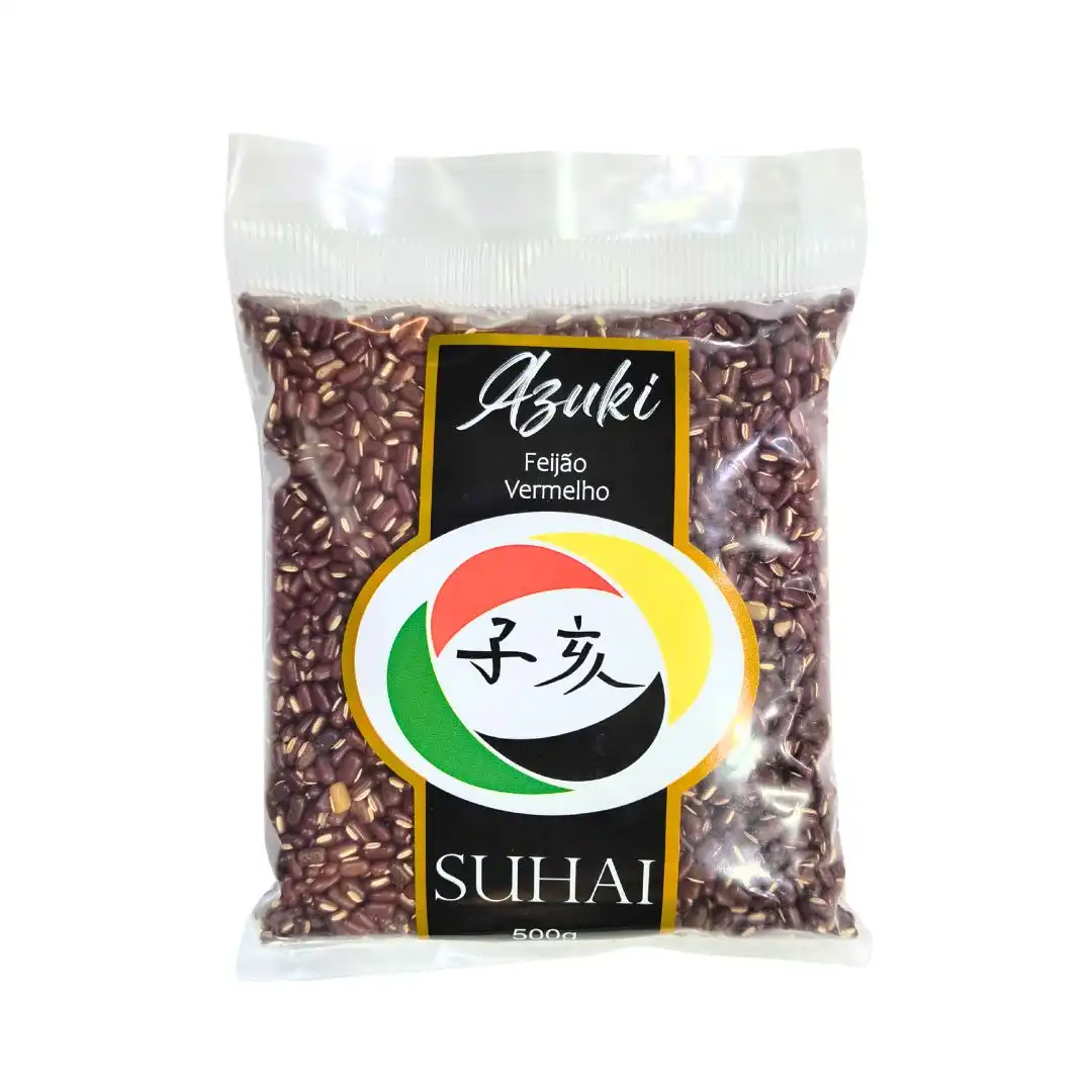 FEIJAO AZUKI SUHAI EM GRAOS 500G