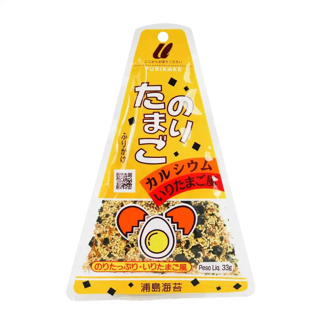 FURIKAKE URASHIMA TAMAGO OVO TEMPERO ARROZ 33G JAPAO