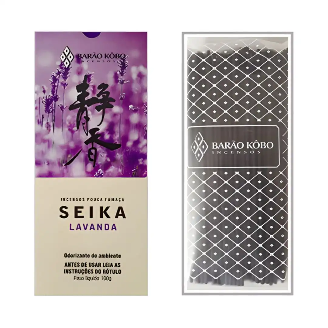 INCENSO SEIKA LAVANDA BARAO KOBO 100G