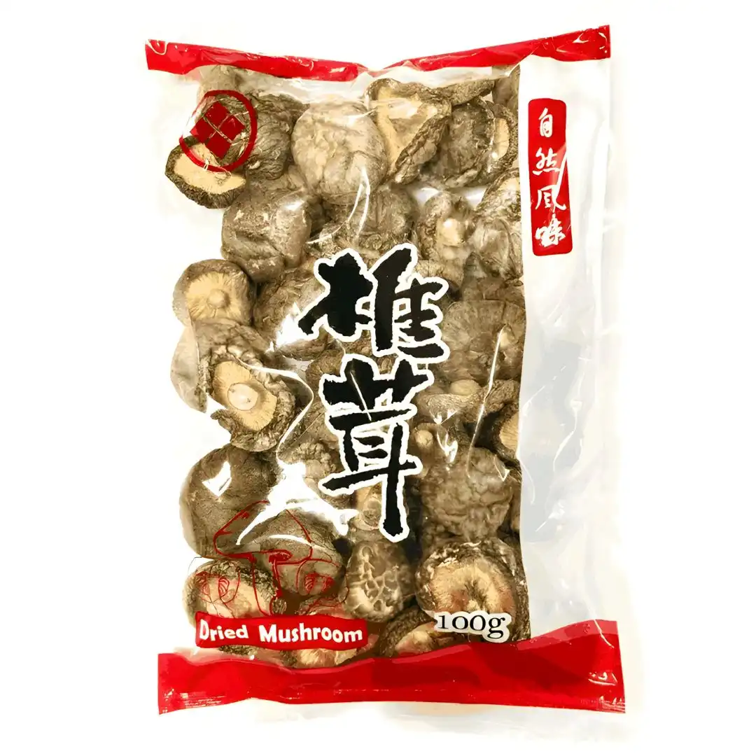 SHIITAKE FUZHOU COGUMELO DESIDRATADO INTEIRO 100G CHINA