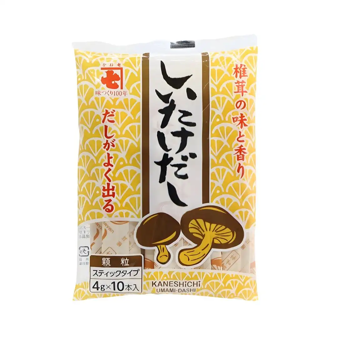 SHIITAKE DASHI KANESHICHI TEMPERO COGUMELO 40G 10X4G JAPAO