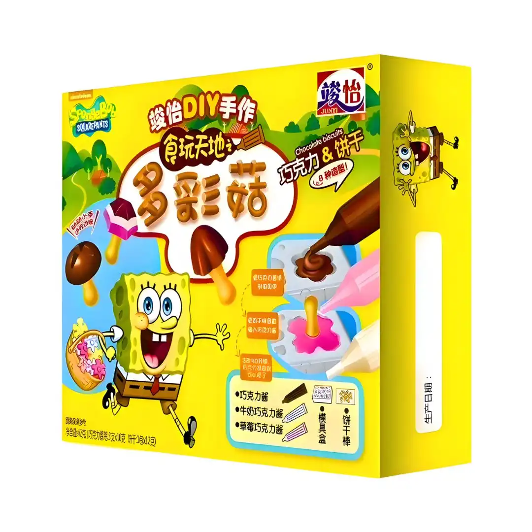 BISCOITO FACA VC MESMO BOB ESPONJA MINI COGUMELO CHOCO 42G
