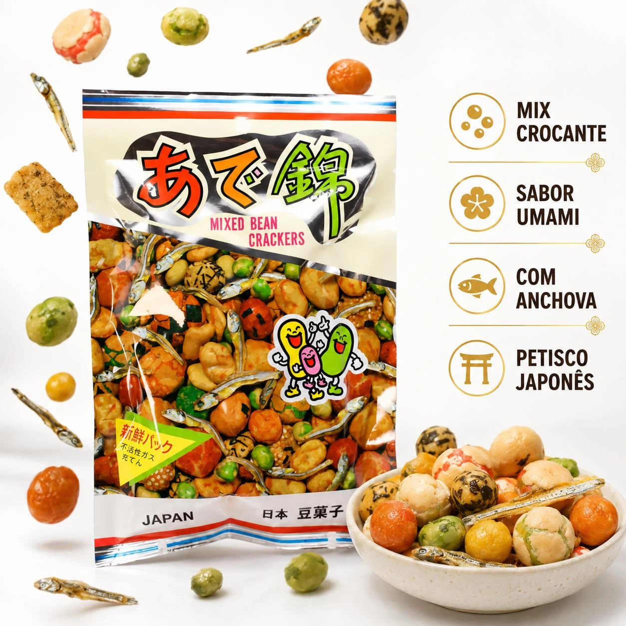 SALGADINHO MISTO IMOTO ADENISHIKI 100G JAPAO