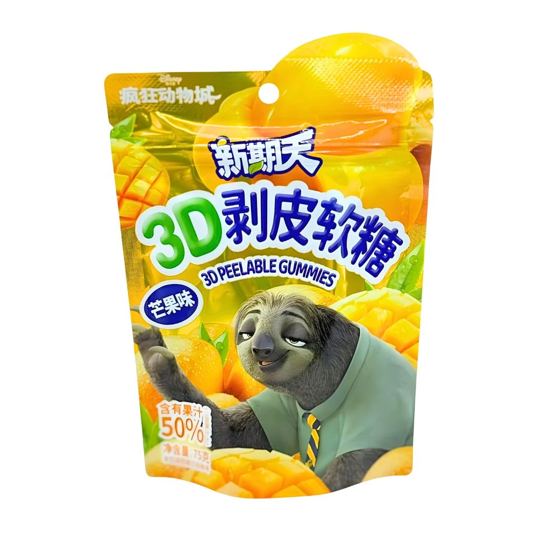 BALA DESCASCAVEL 3D PEELABLE GUMMIES ZOOTOPIA MANGA 75G CHIN