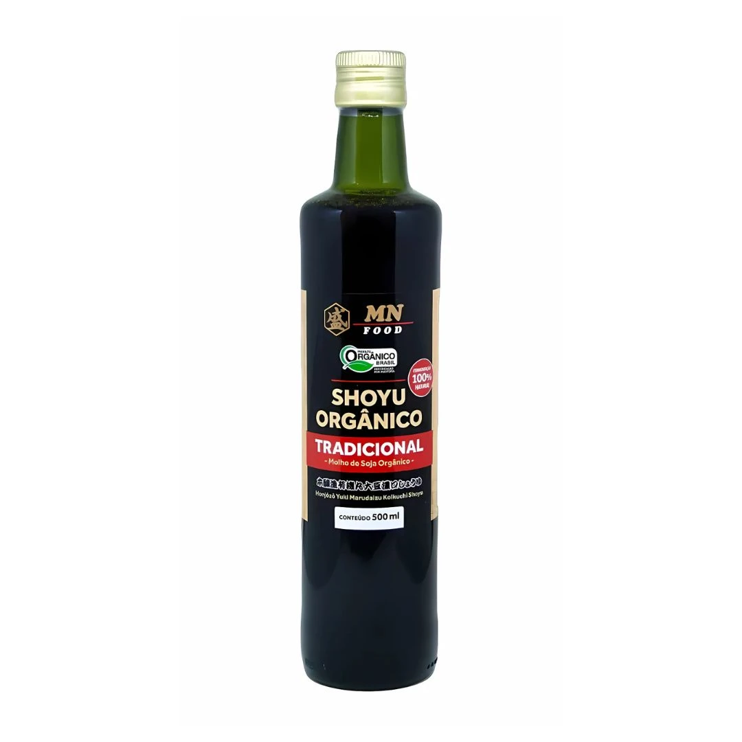 SHOYU MN ORGANICO TRADICIONAL FERMENTACAO NATURAL 500ML