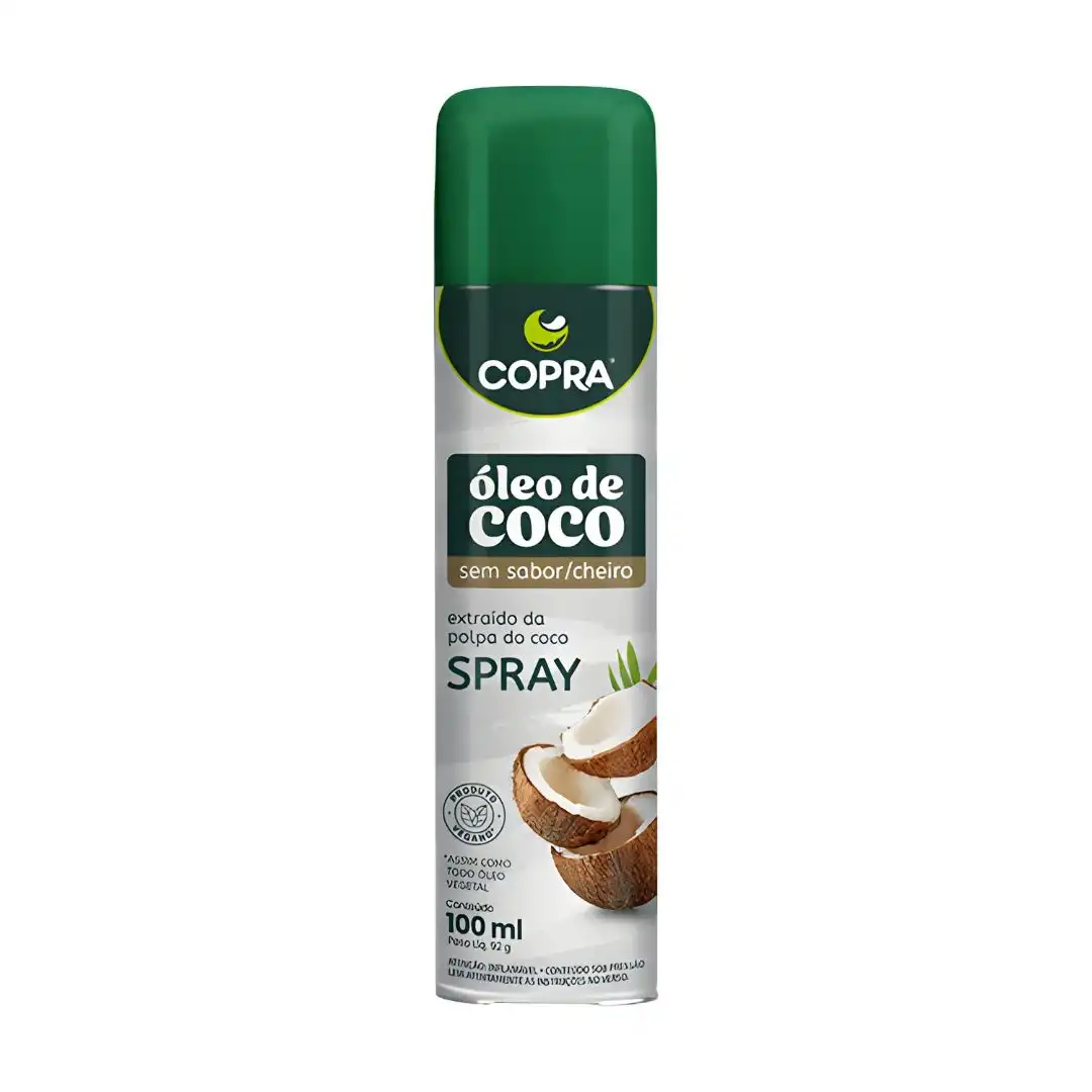 OLEO DE COCO COPRA SEM SABOR SPRAY PARA UNTAR 100ML