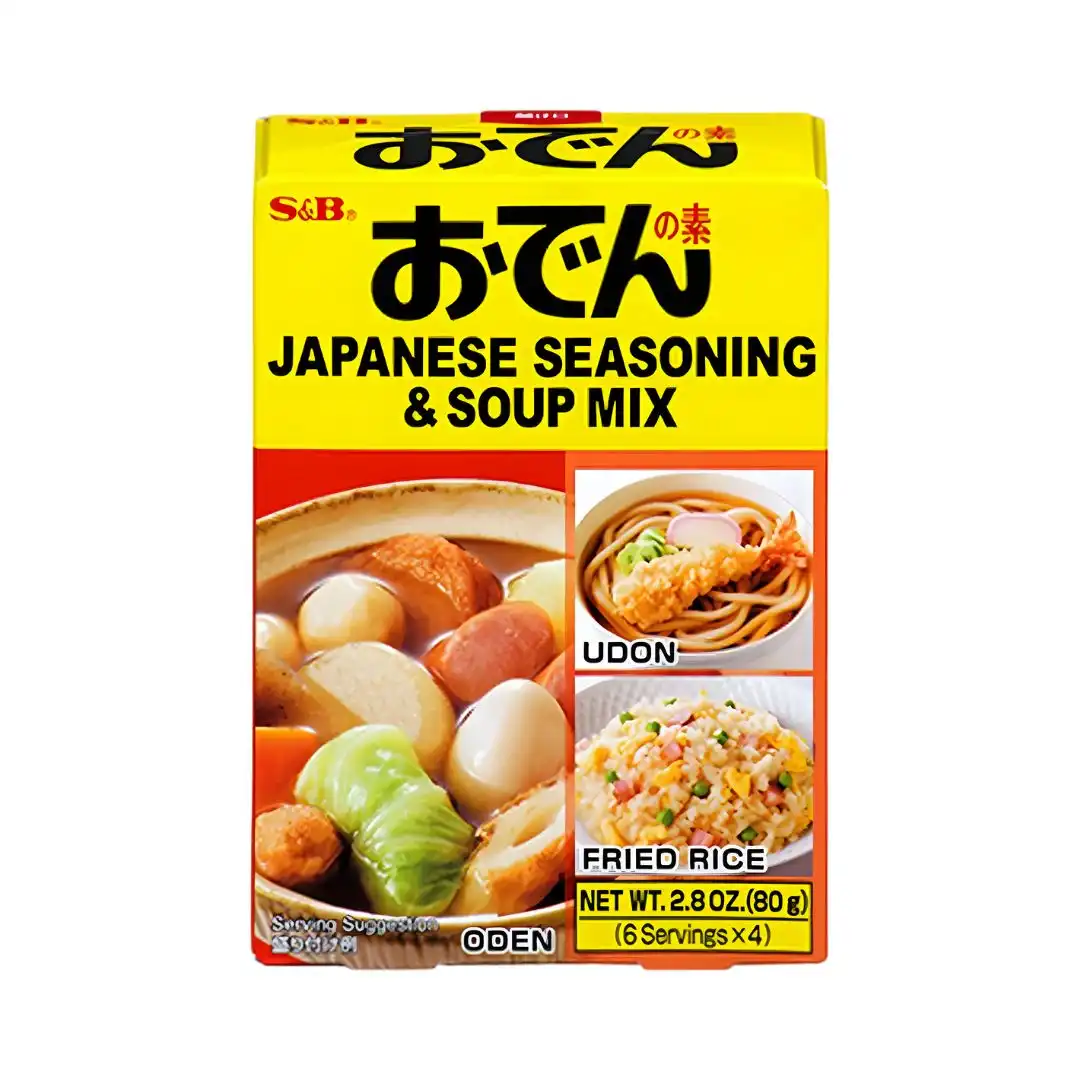 ODEN NO MOTO S&B TEMPERO EM PO 80G JAPAO