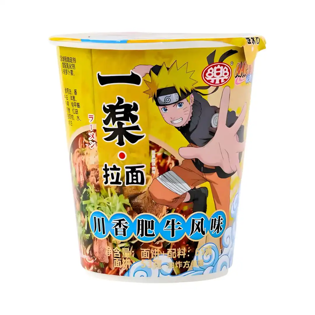 MAC INST NOODLES NARUTO CARNE PICANTE COPO 65G CHINA