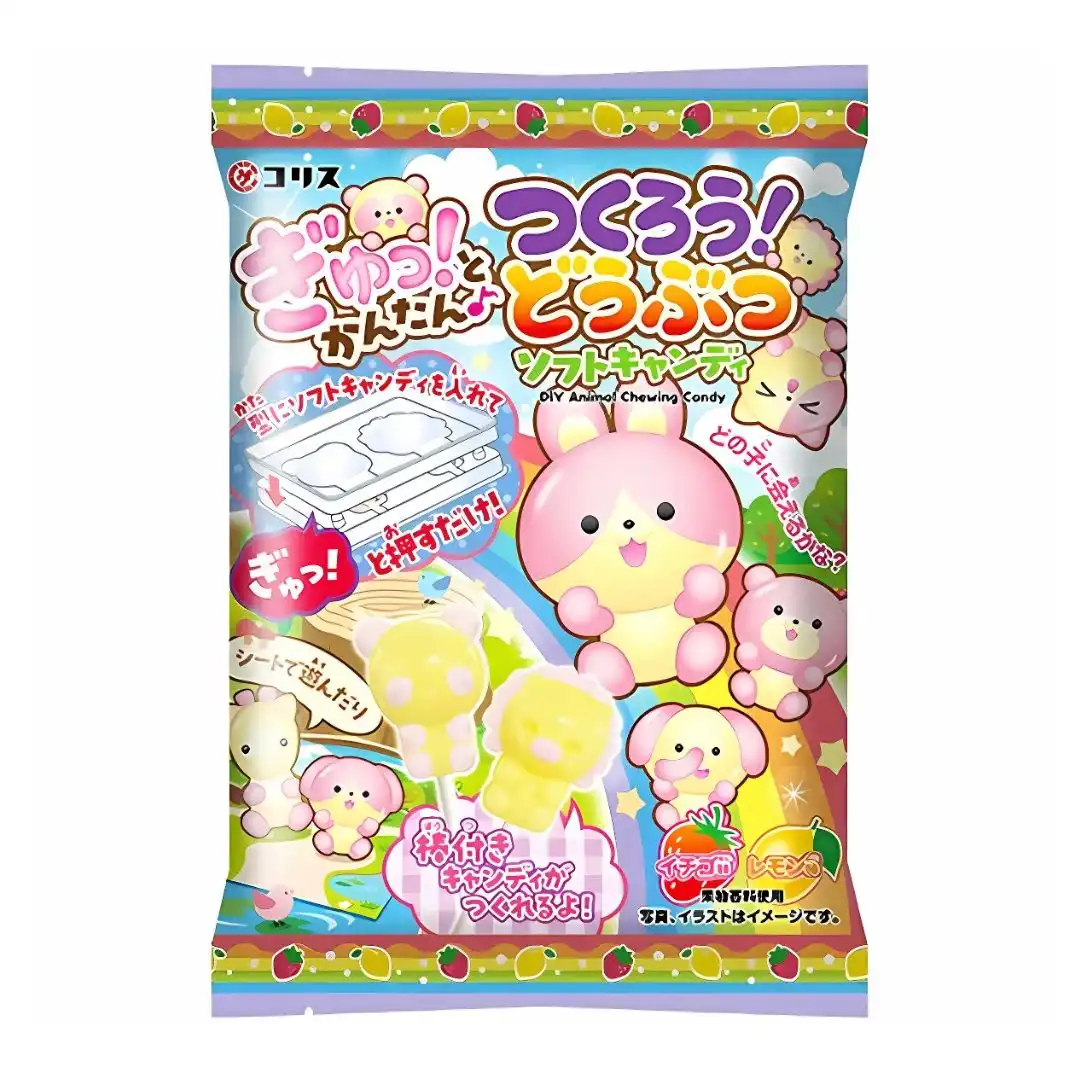 PIRULITO MACIO CORIS LETS MAKE ANIMALS MORAN-LIMAO 20G JAPAO