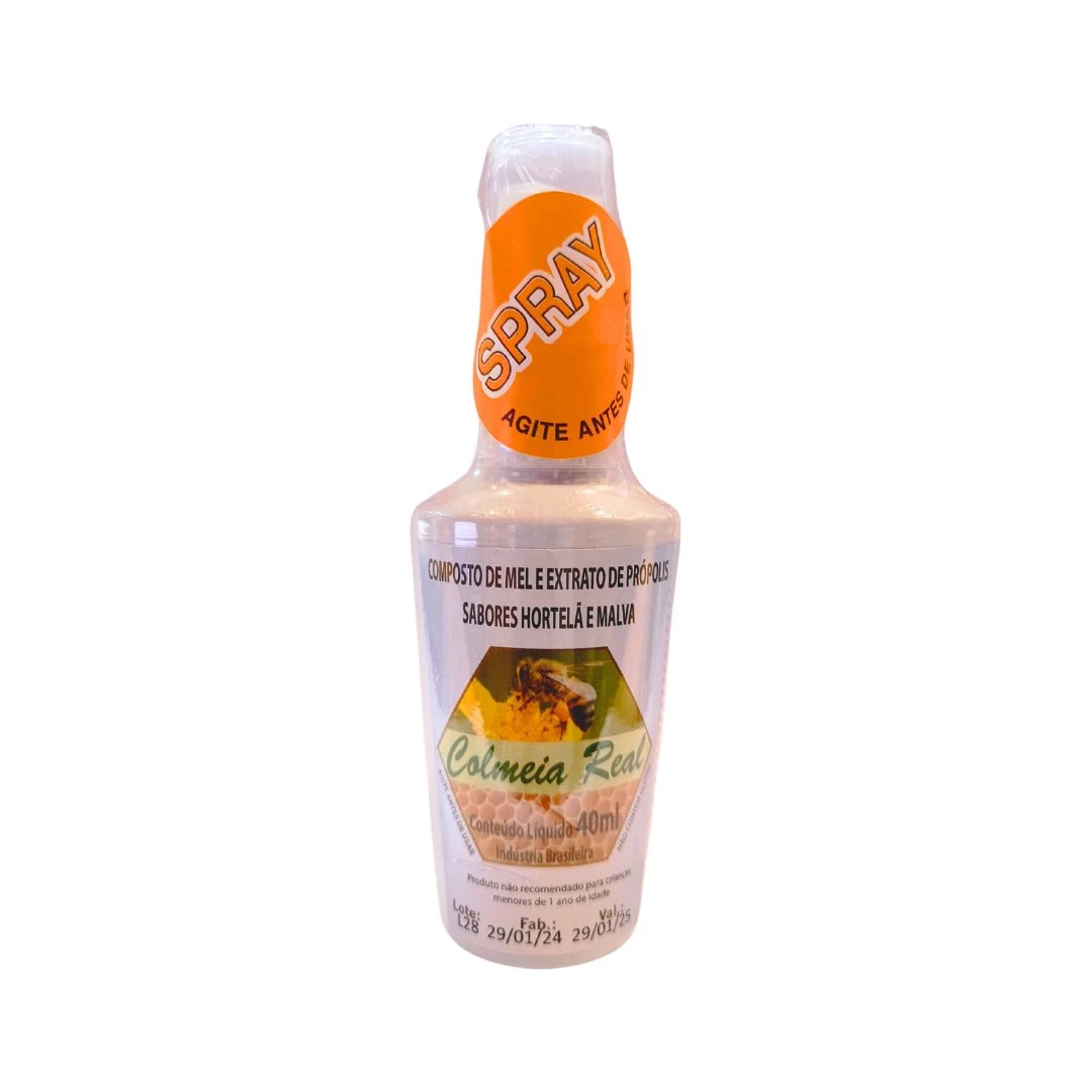 PROPOLIS SPRAY COLMEIA REAL HORTELA E MALVA 40ML