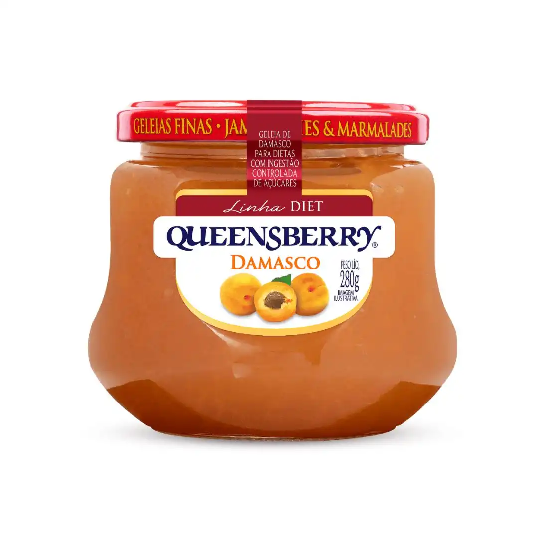 GELEIA QUEENSBERRY 280G DIET DAMASCO