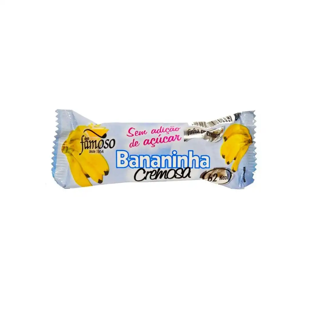BANANINHA CREMOSA FAMOSO ZERO ACUCAR 30G
