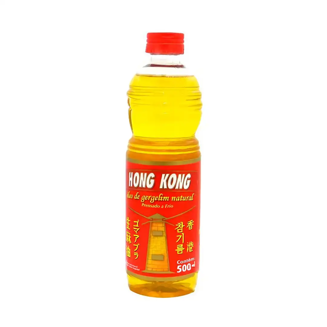 OLEO DE GERGELIM HONG KONG NATURAL 500ML
