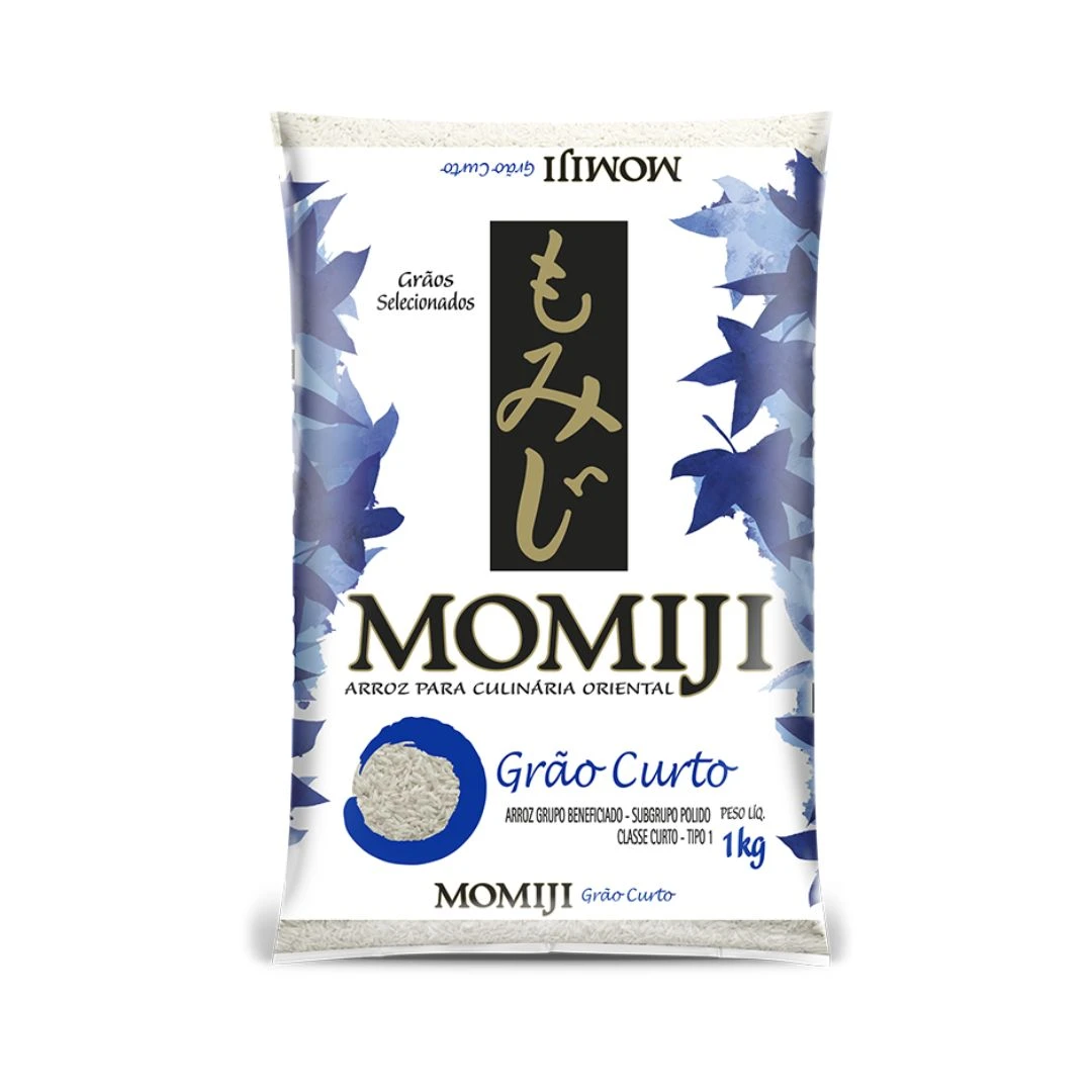 ARROZ ORIENTAL MOMIJI GRÃO CURTO 1KG