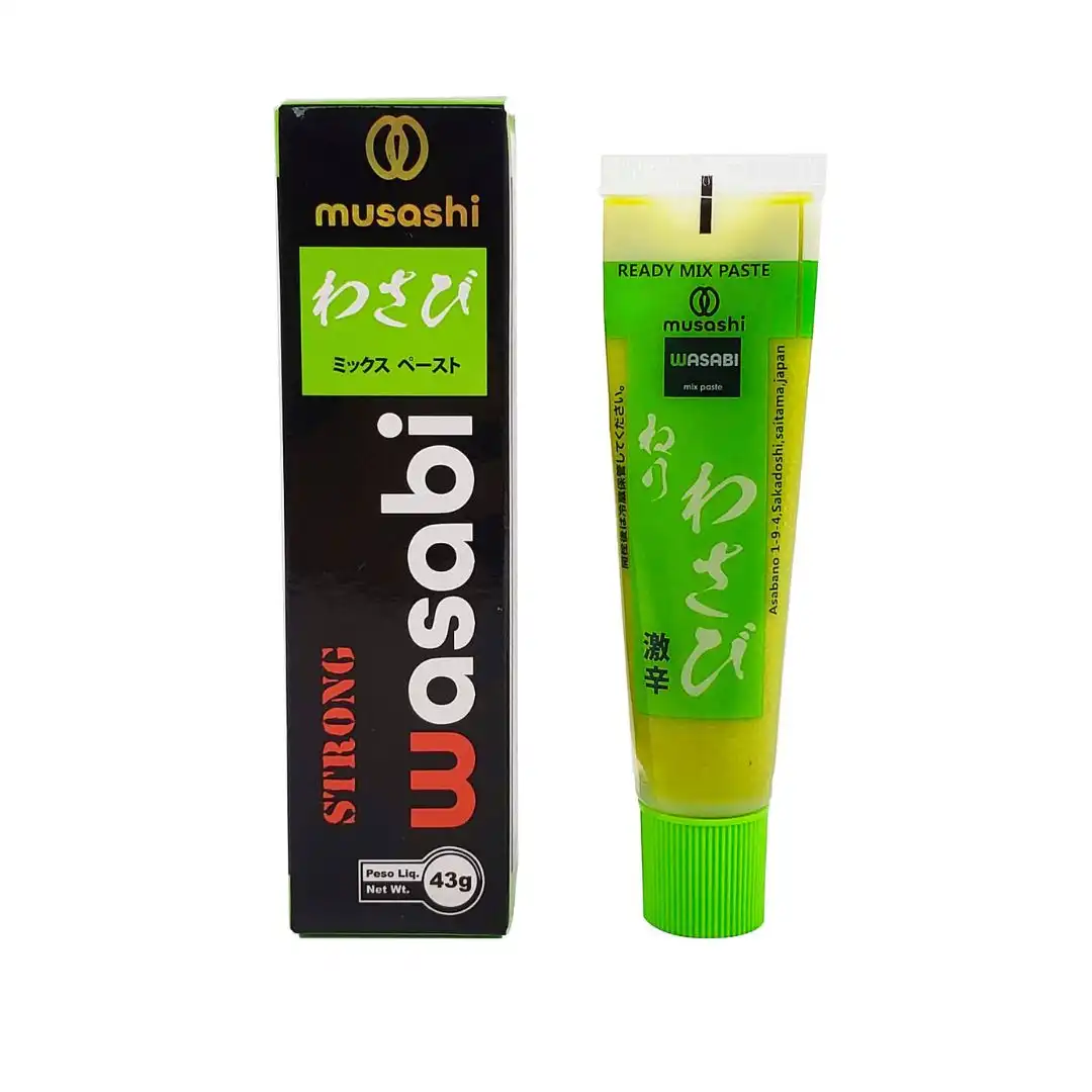 WASABI EM PASTA MUSASHI NERI STRONG RAIZ FORTE 43G JAPAO
