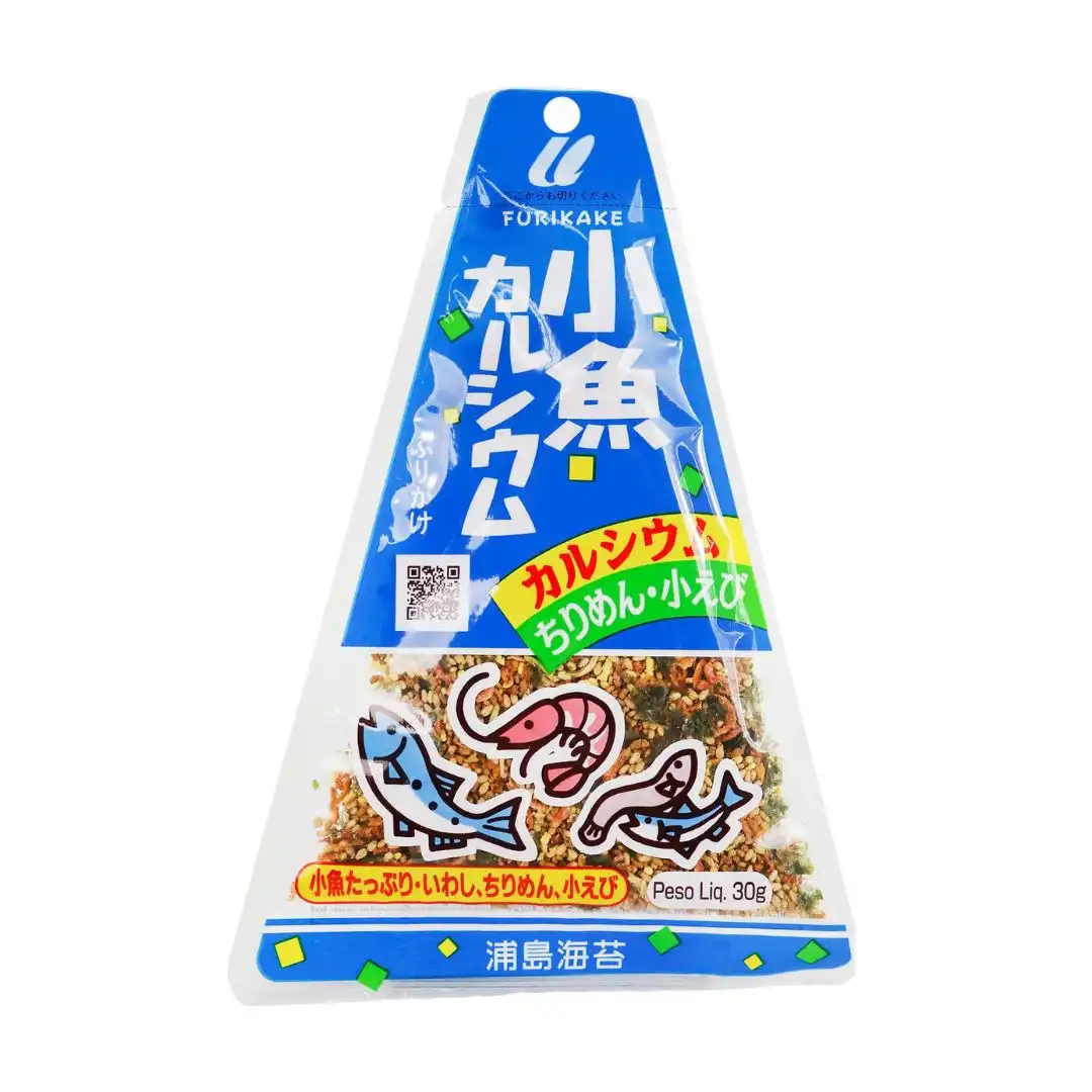 FURIKAKE URASHIMA KOSAKANA CALCIO TEMPERO ARROZ 30G JAPAO