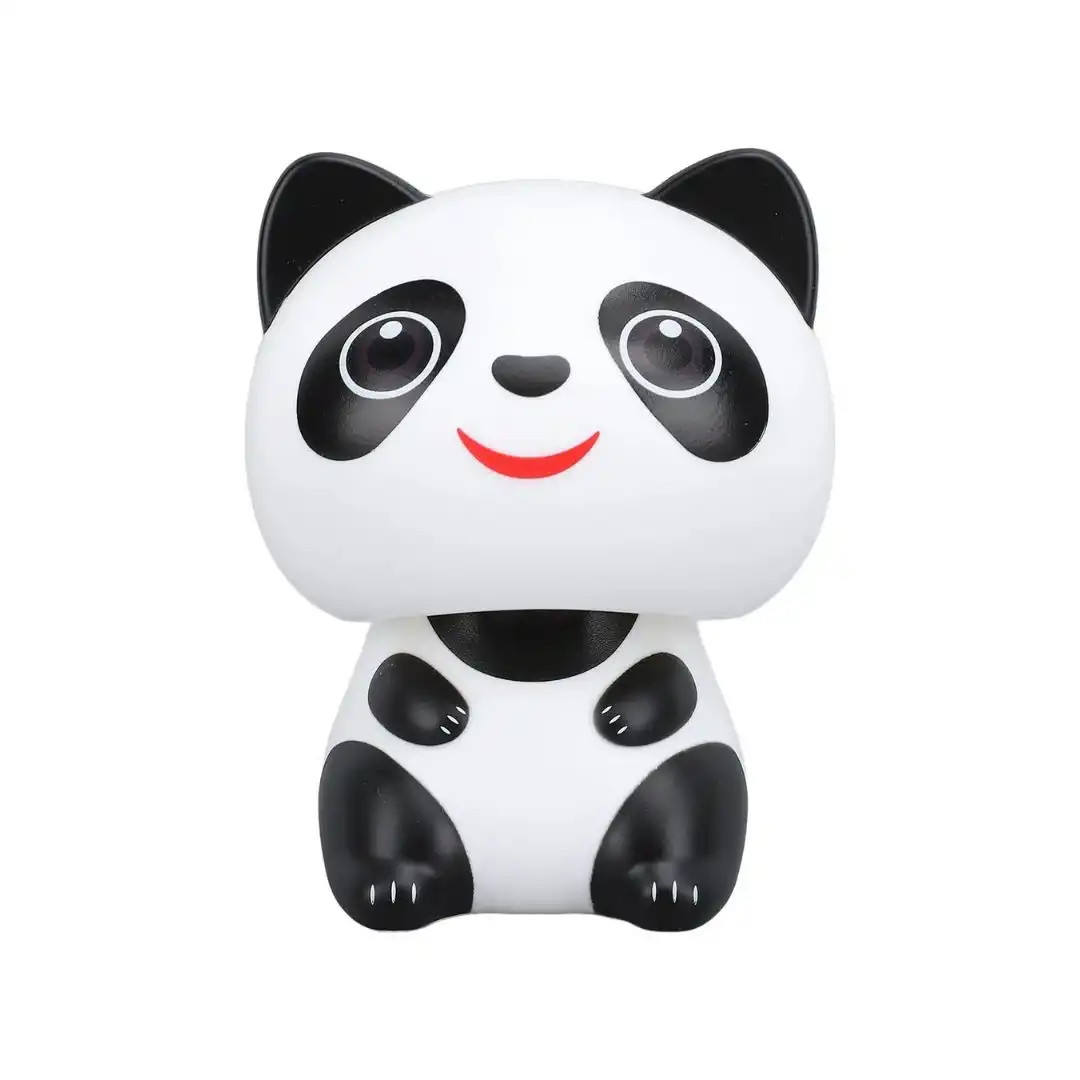 PANDA SOLAR PLASTICO 8,5CM REF.LUA437-053 CHINA
