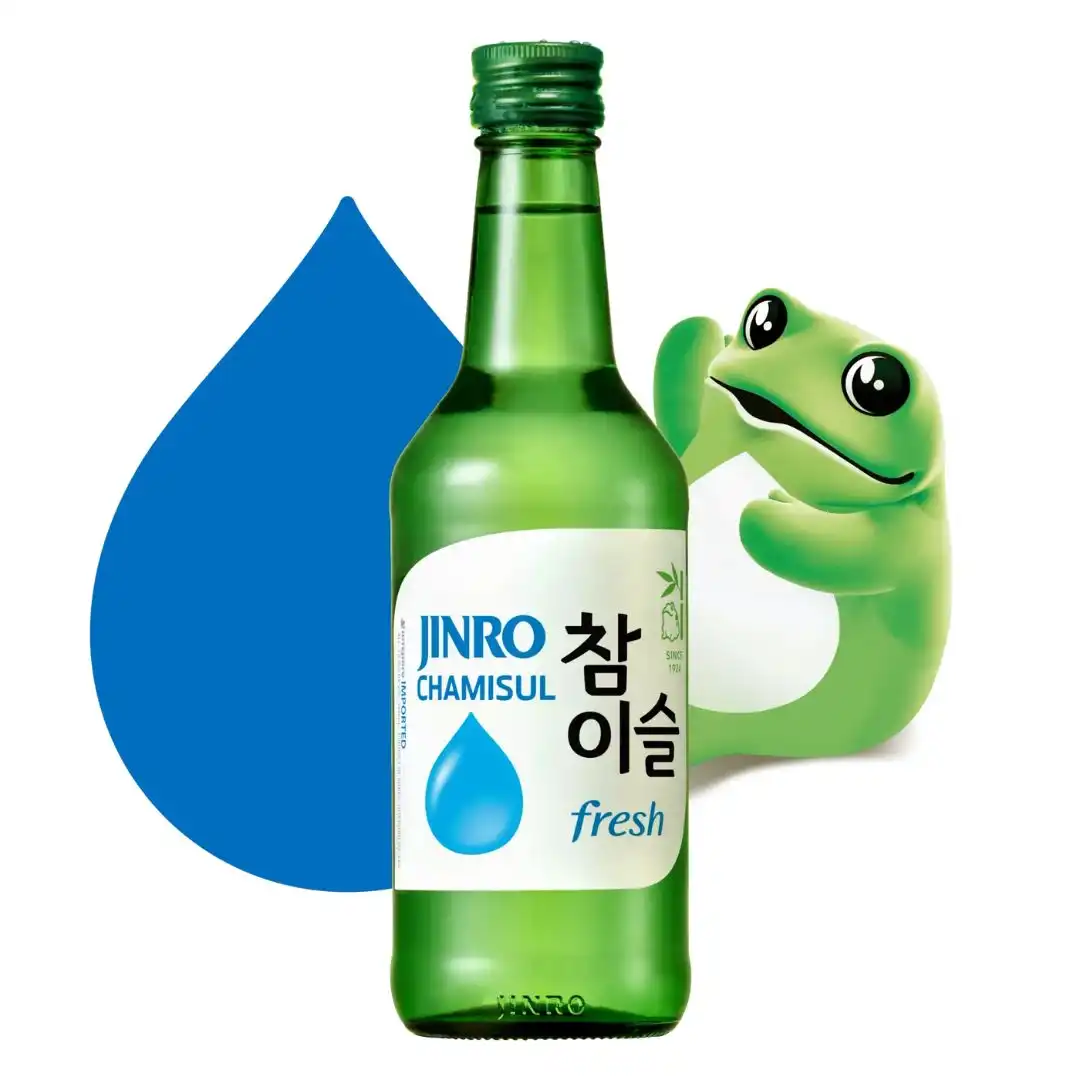 DESTILADO SOJU JINRO CHAMISUL FRESH 360ML COREIA