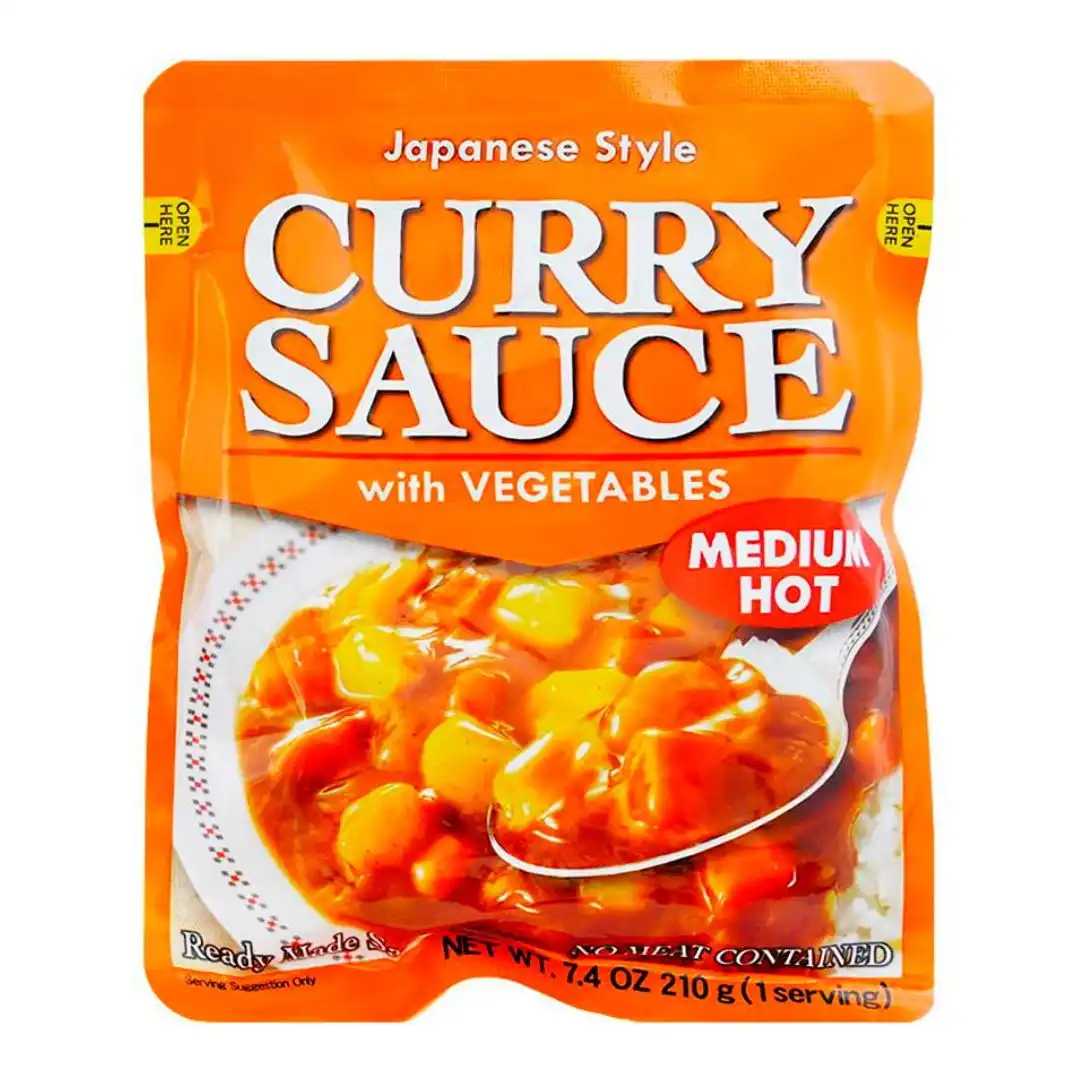 CURRY PRONTO SANKIO COM VEGETAIS PICANCIA MEDIA 210G JAPAO