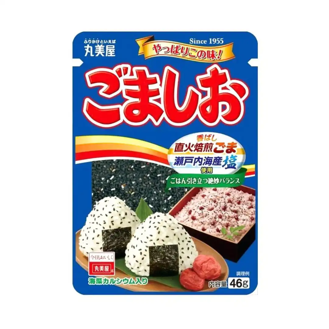 FURIKAKE GOMA SHIO MARUMIYA GERGELIM E SAL 40G JAPAO