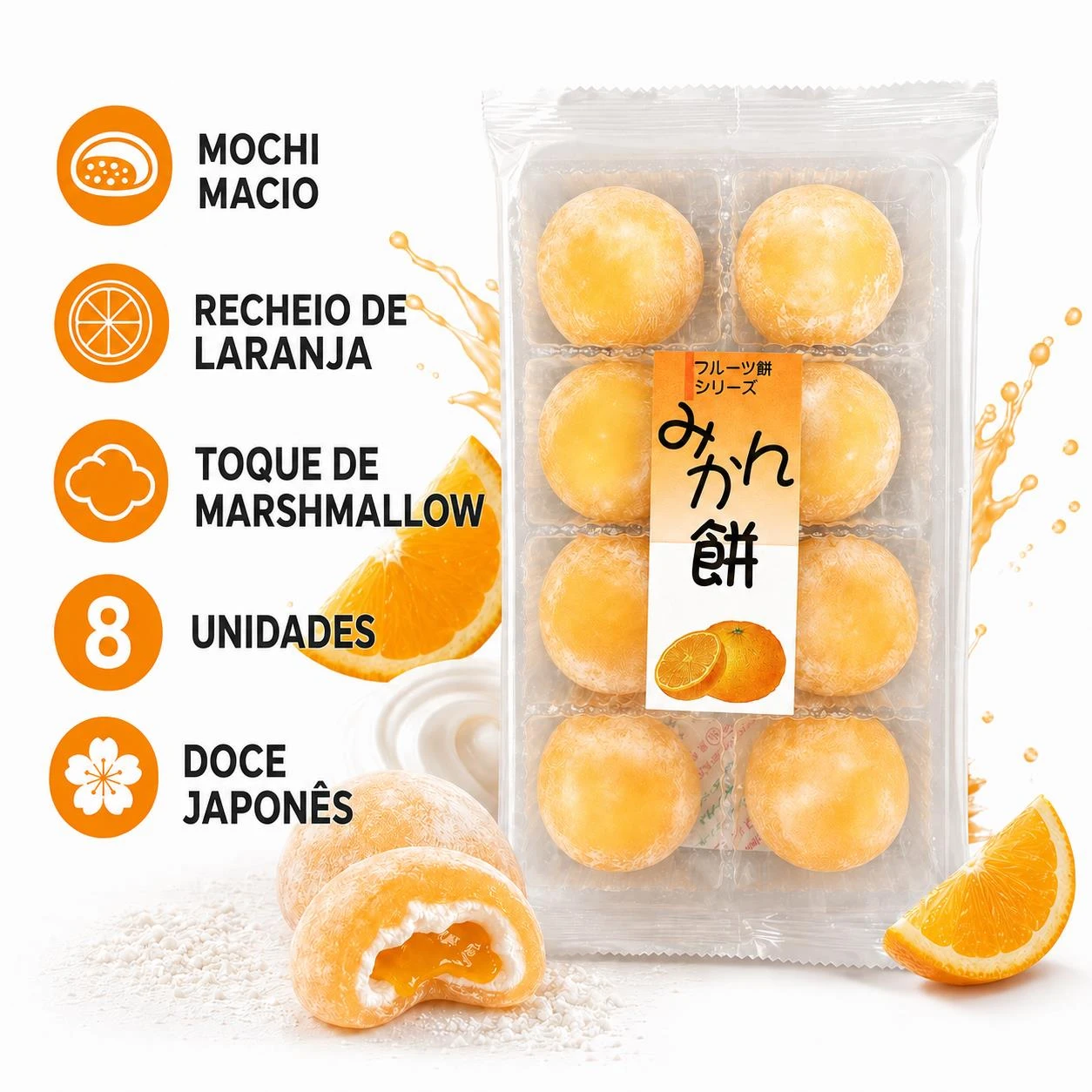 MOTI KUBOTA DAIFUKU LARANJA 216G 8UN JAPAO