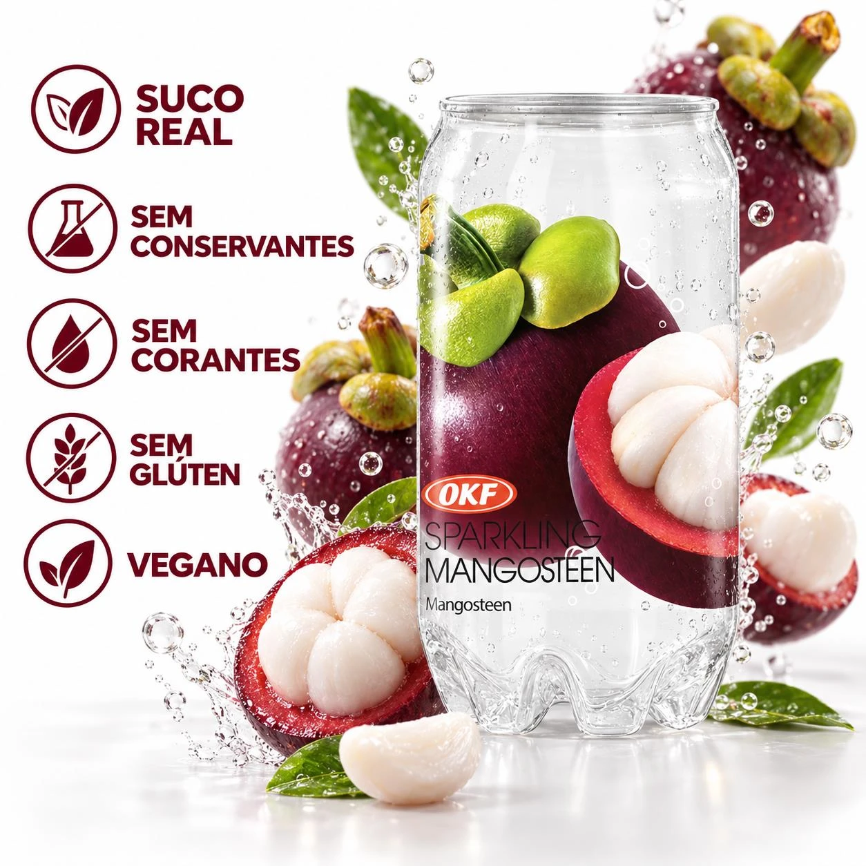 REFRI OKF MANGOSTIM 350ML SPARKLING MANGOSTEEN PETCAN COREIA