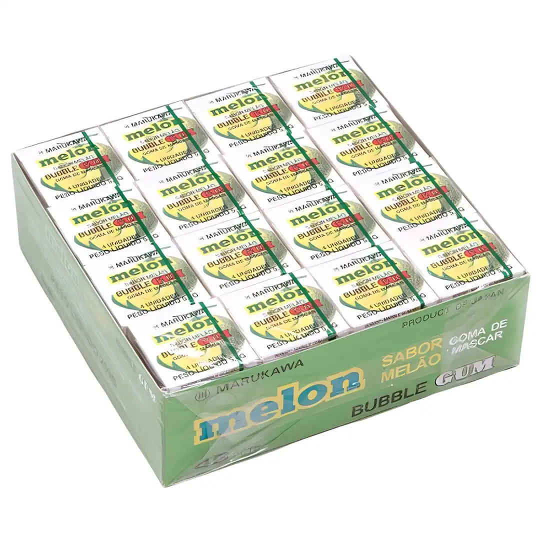 GOMA DE MASCAR MARUKAWA MARBLE GUN MELON MELAO CX48UN JAPAO