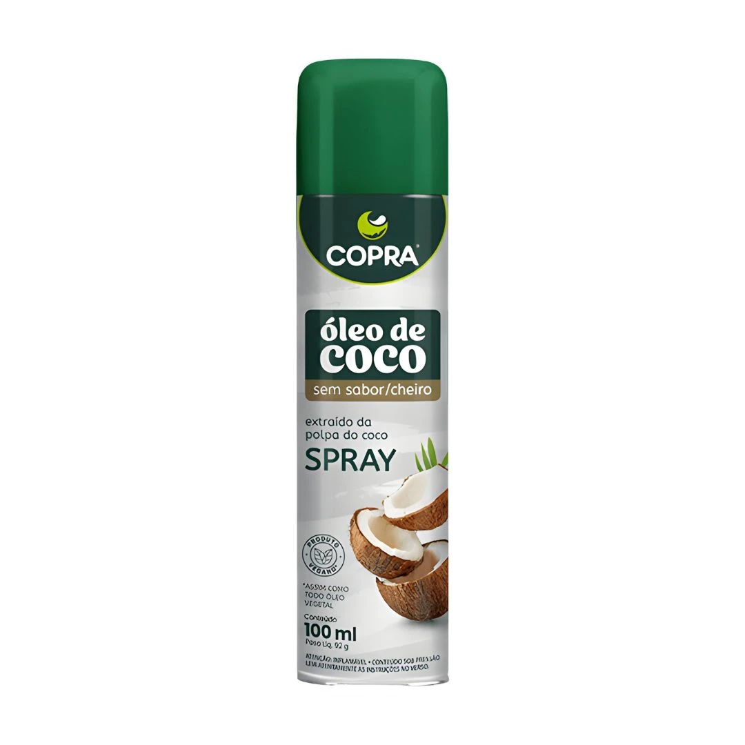 OLEO DE COCO COPRA SEM SABOR SPRAY PARA UNTAR 100ML