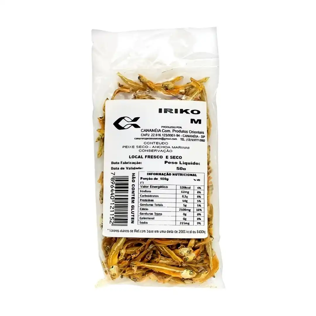 PEIXE SECO IRIKO CANANEIA MEDIO 50G