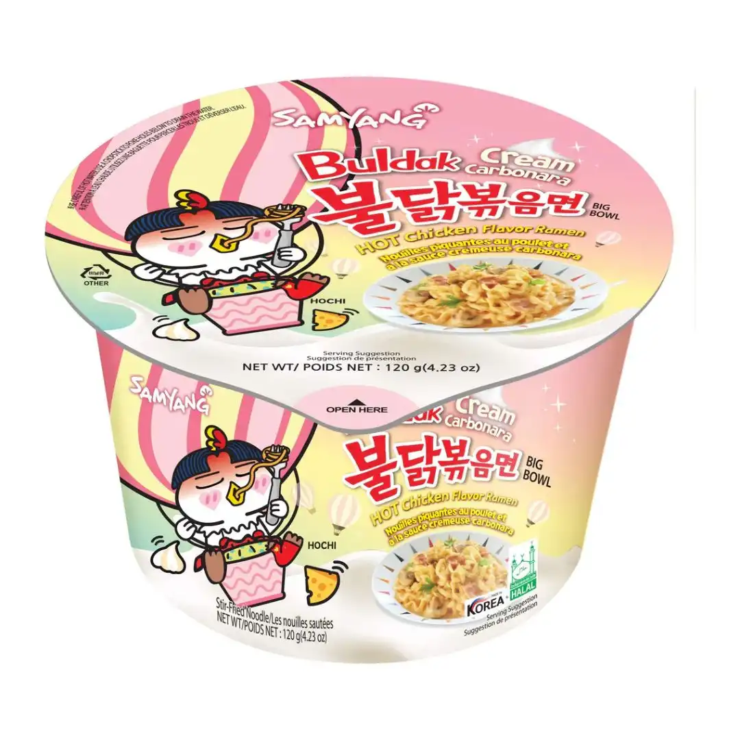 MAC INST BULDAK CARBONARA CREAM FRANGO BIG BOWL 105G COREIA