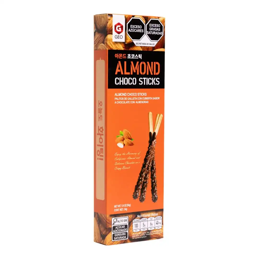 PALITOS SUNYOUNG ALMOND CHOCO STICKS 54G COREIA